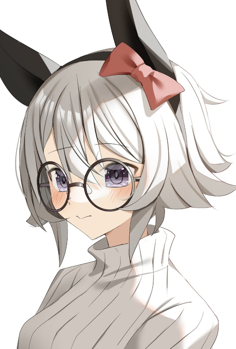 Result /files/16540_1girl_animal_ears_blush_bow_close-up.png