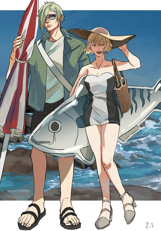 Result /files/02405_1boy_1girl_alternate_costume_bangs_beach.png