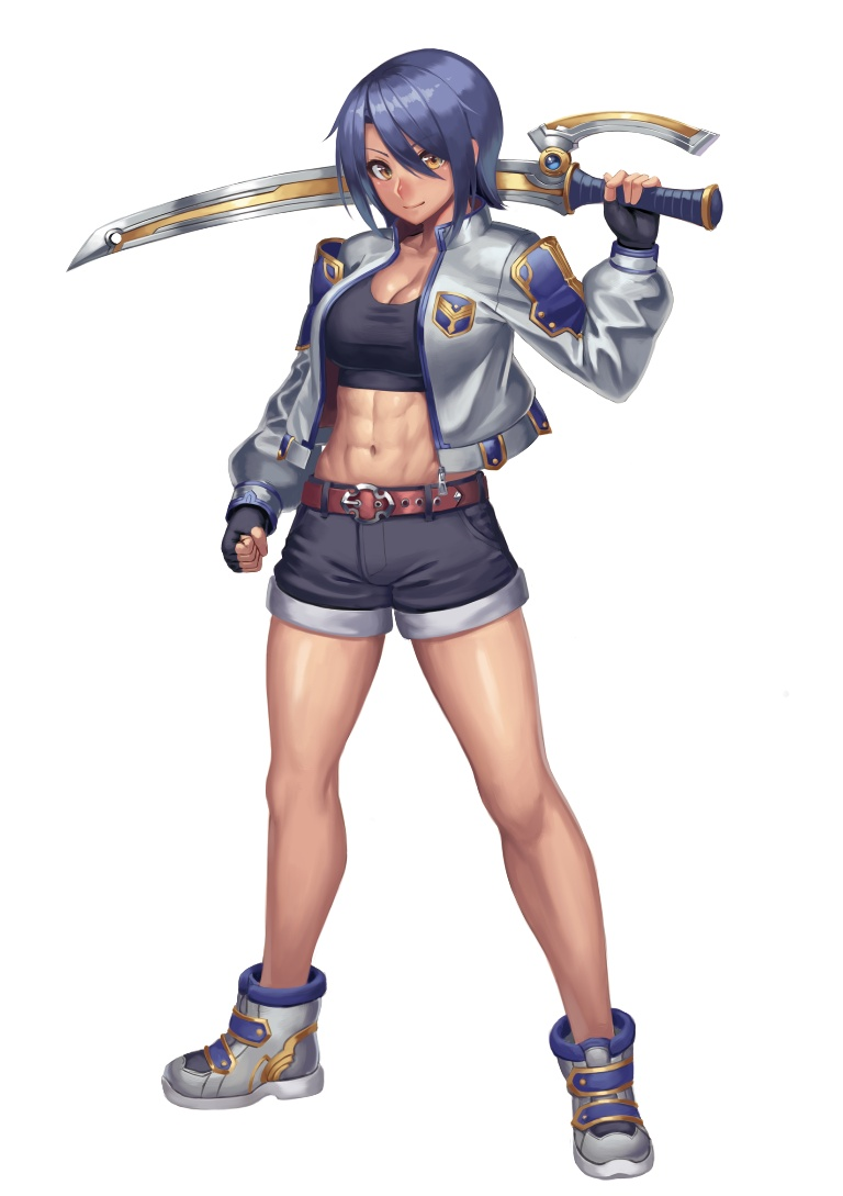 Result /files/03247_1girl_abs_belt_black_gloves_blue_hair.png