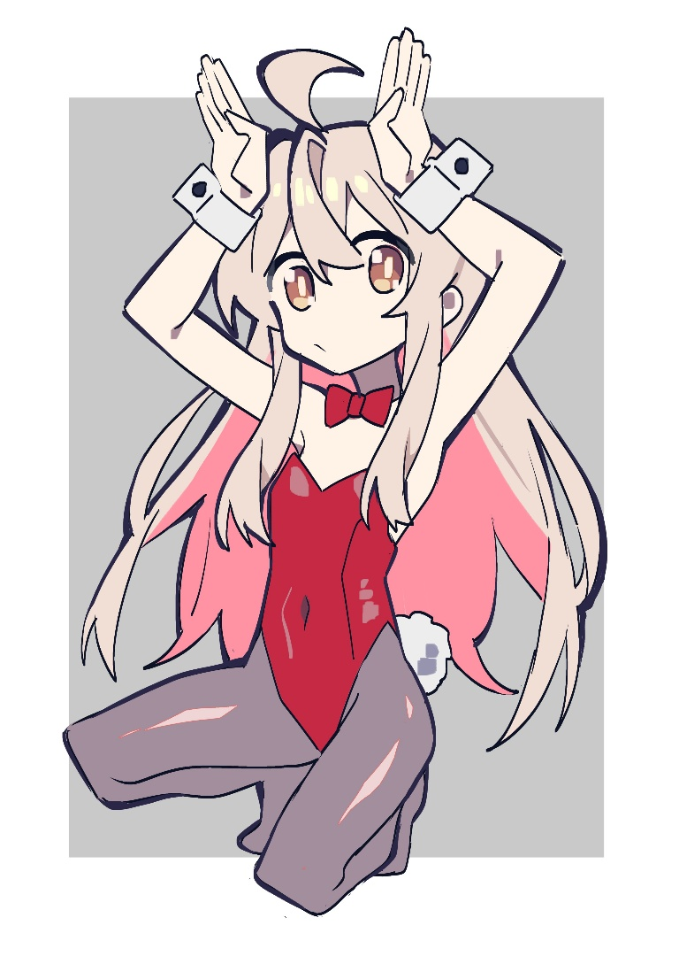 Result /files/02772_1girl_ahoge_bow_bowtie_bunny_pose.png