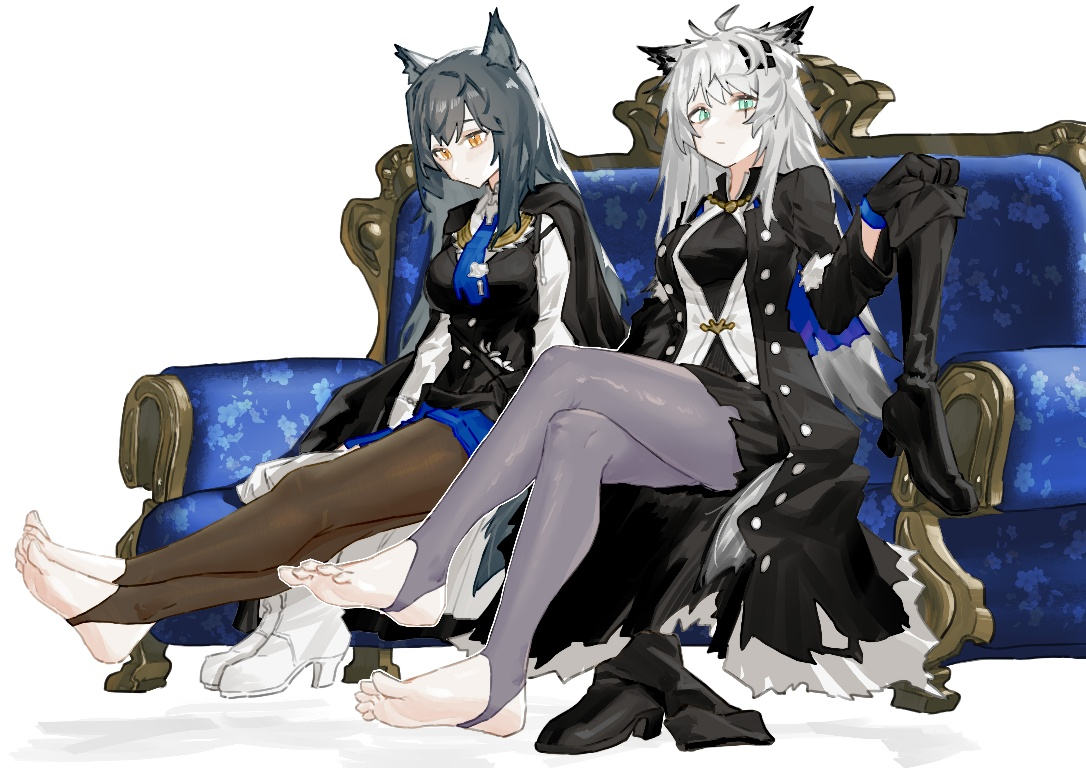 Result /files/02549_2girls_animal_ear_fluff_animal_ears_arknights_black_cape.png