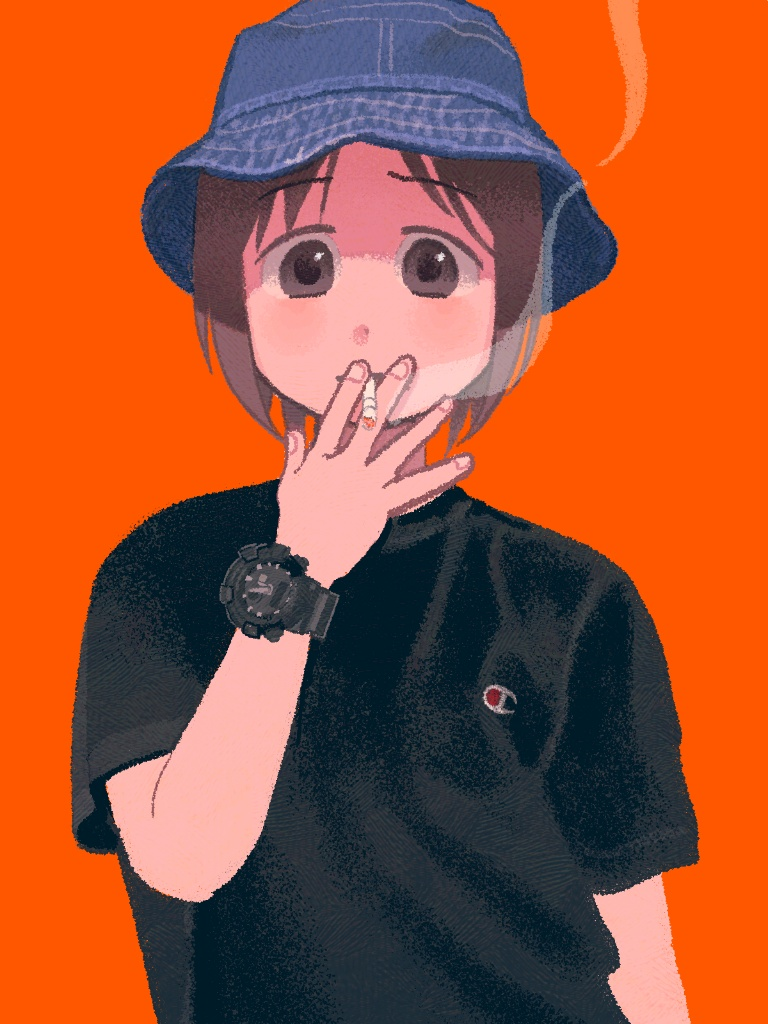 Result /files/00450_1girl_ayase_fuuka_black_shirt_blue_headwear_brown_eyes.png