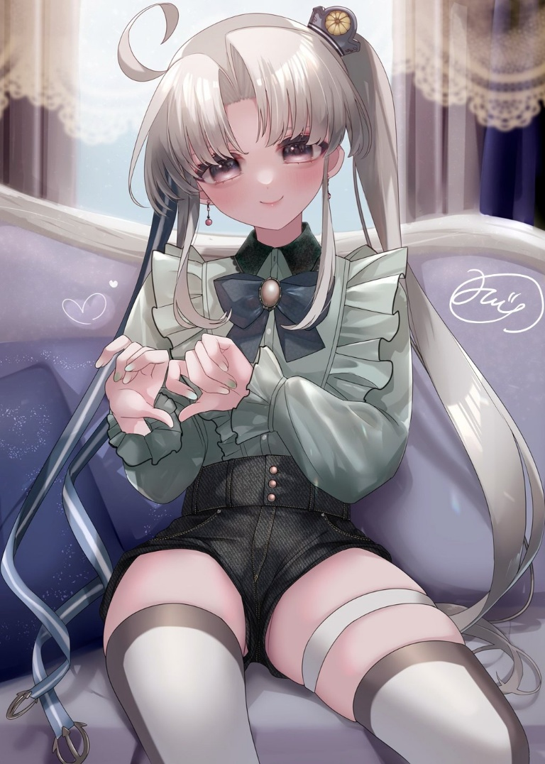 Result /files/17929_1girl_ahoge_akitsushima_(kancolle)_alternate_costume_couch.png