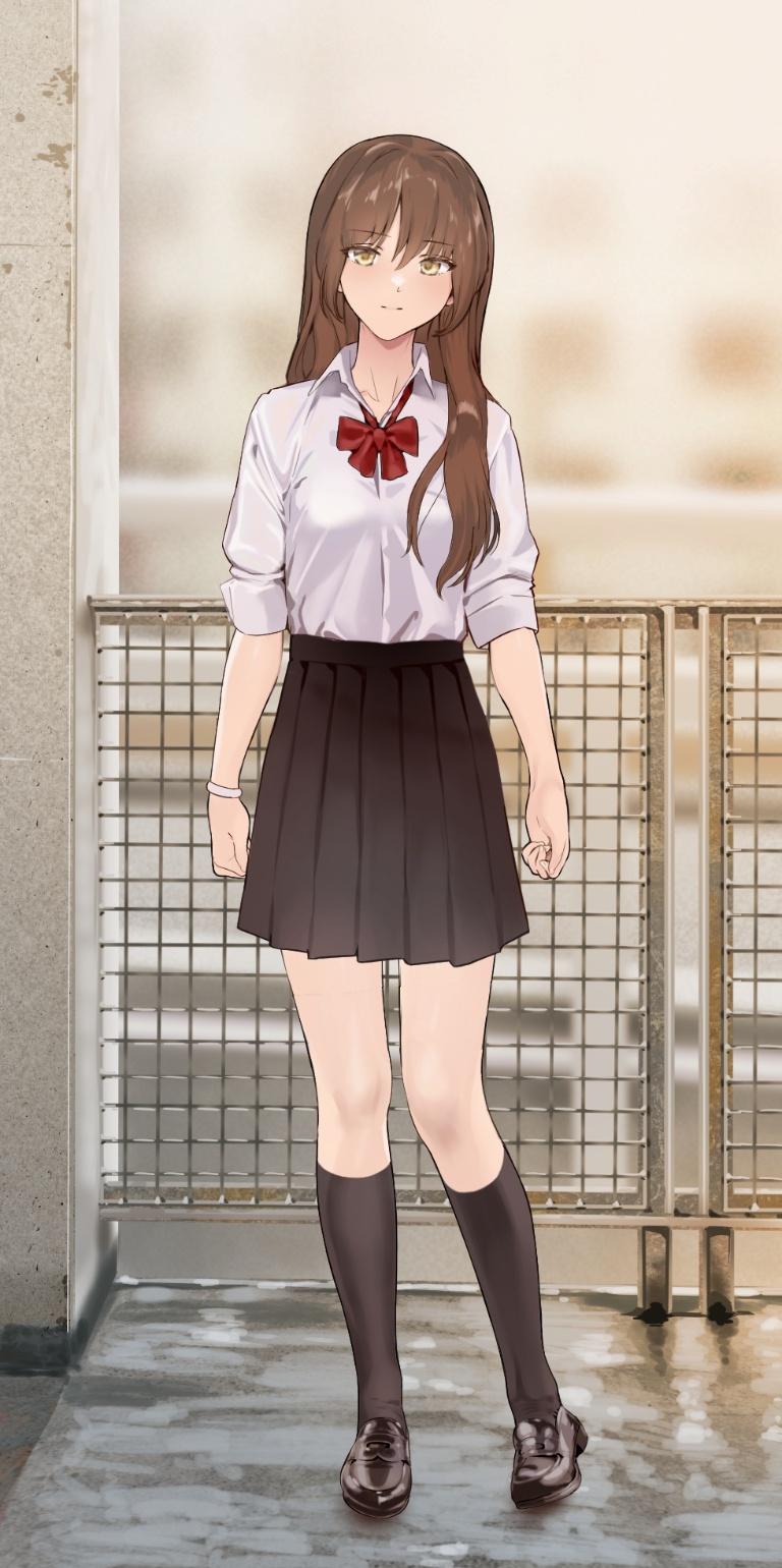 Result /files/03012_1girl_bangs_black_skirt_black_socks_blurry.png