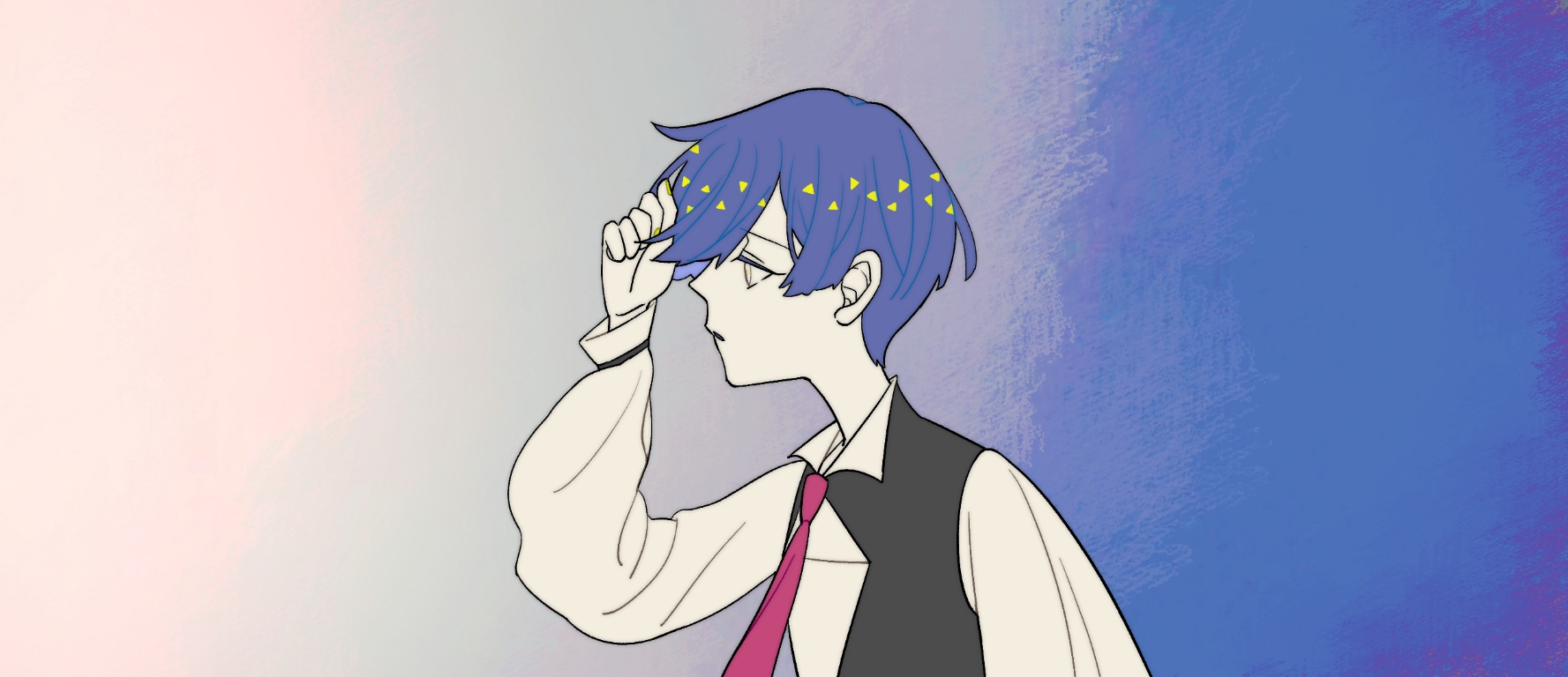 Result /files/17494_1other_ajing073_black_vest_blue_hair_bowl_cut.png