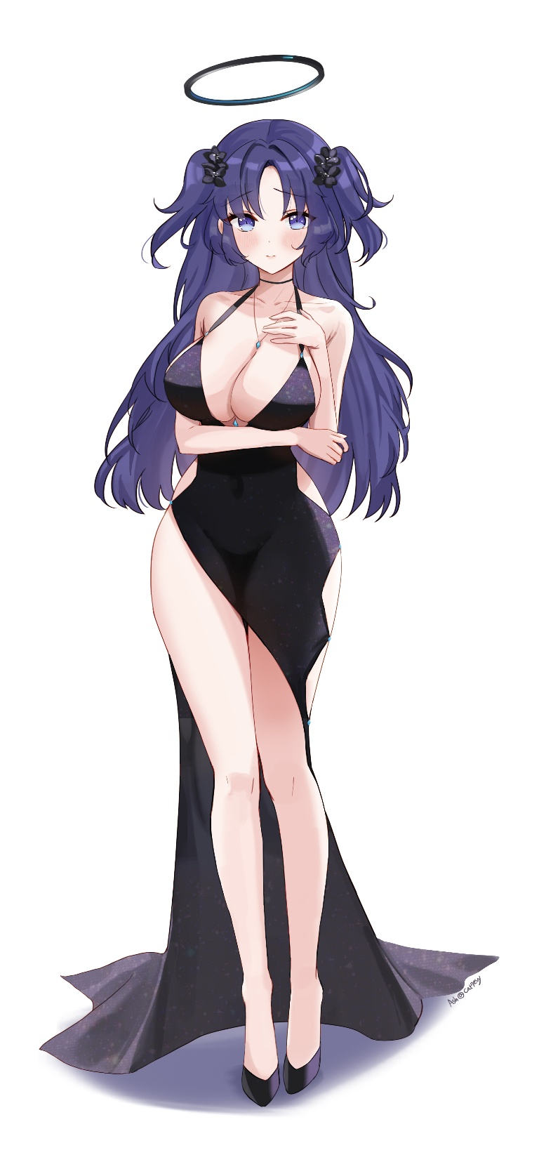 Result /files/12092_1girl_ash_(cat7evy)_bangs_bare_shoulders_black_dress.png