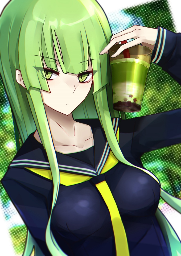 Result /files/03922_1girl_arm_up_black_serafuku_bubble_tea_closed_mouth.png