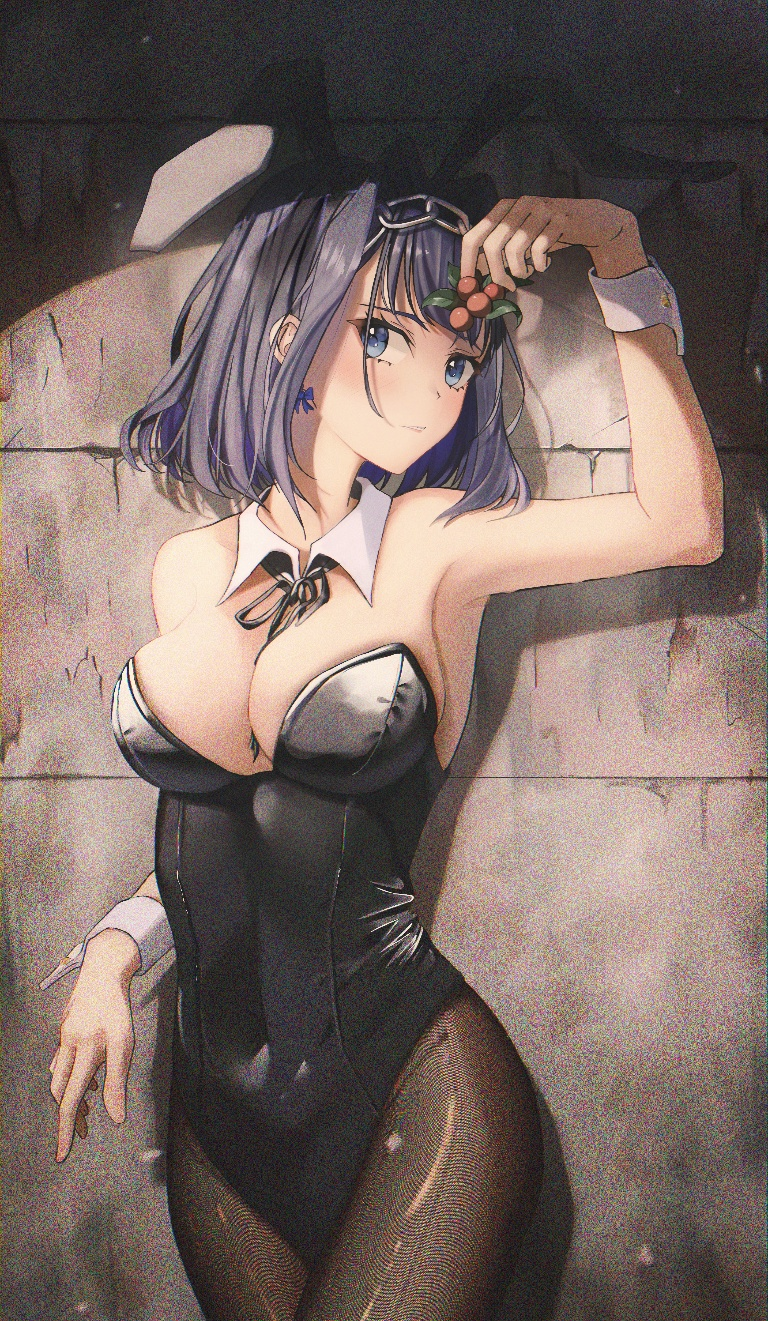 Result /files/14985_1girl_alternate_costume_animal_ears_armpits_bangs.png