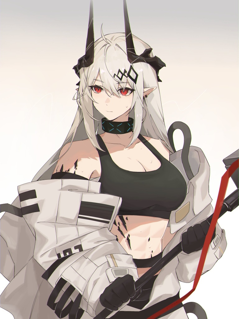 Result /files/18572_1girl_abs_arknights_bare_shoulders_black_gloves.png