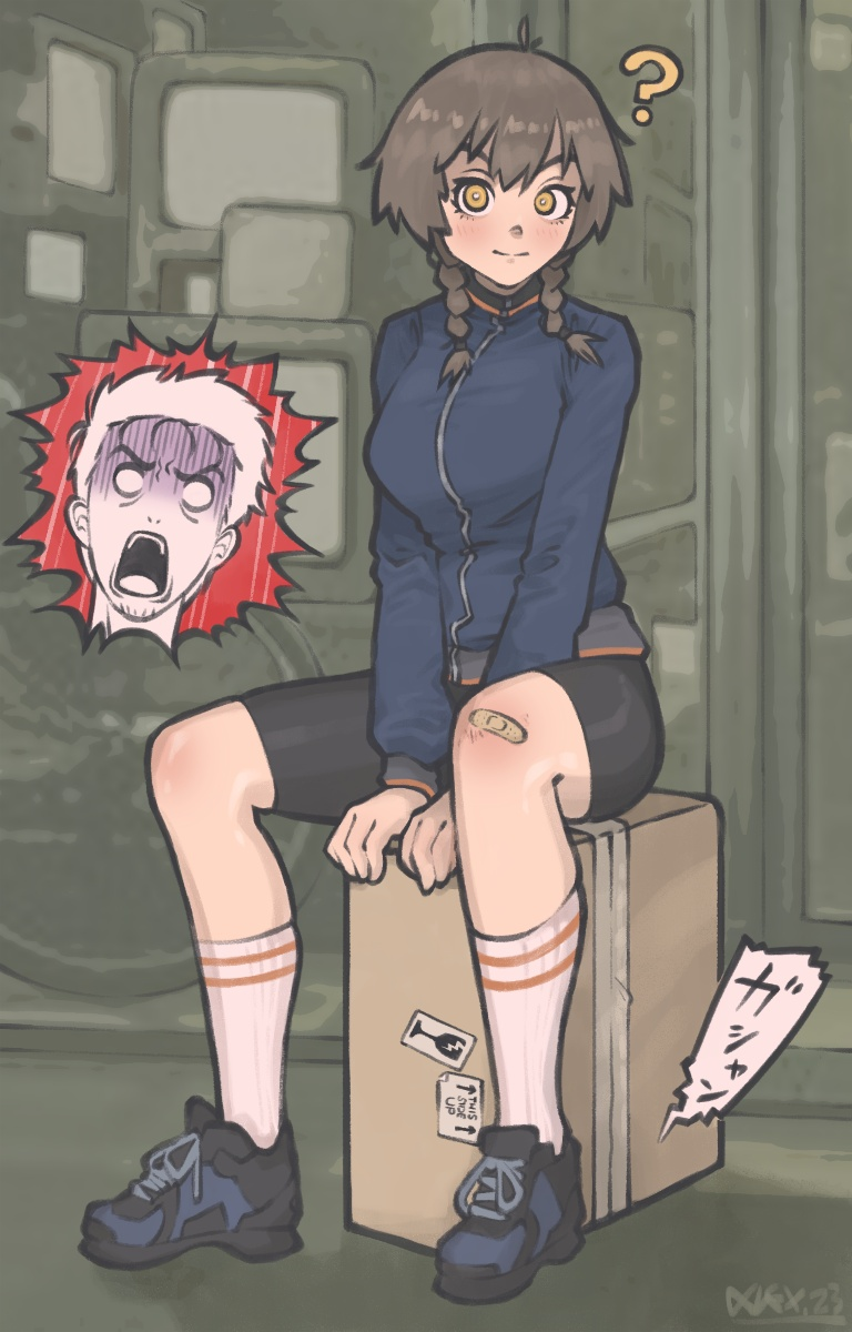 Result /files/18018_1girl_amane_suzuha_arekkusudesu_bandaid_bandaid_on_knee.png