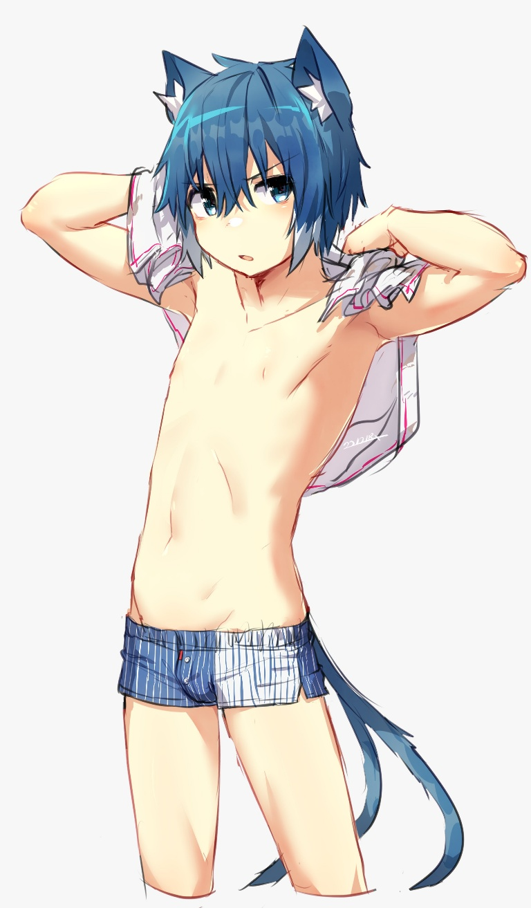 Result /files/19427_1boy_animal_ears_bangs_bishounen_bulge.png