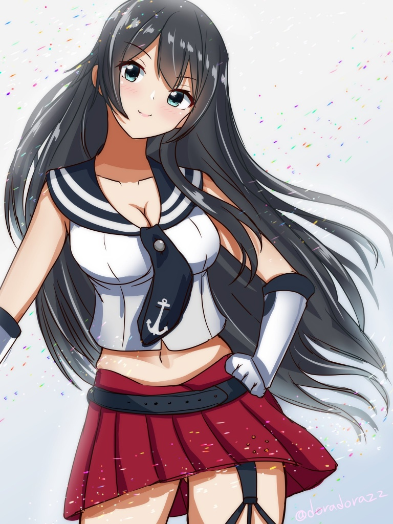 Result /files/01758_1girl_agano_(kancolle)_asymmetrical_legwear_black_hair_black_necktie.png