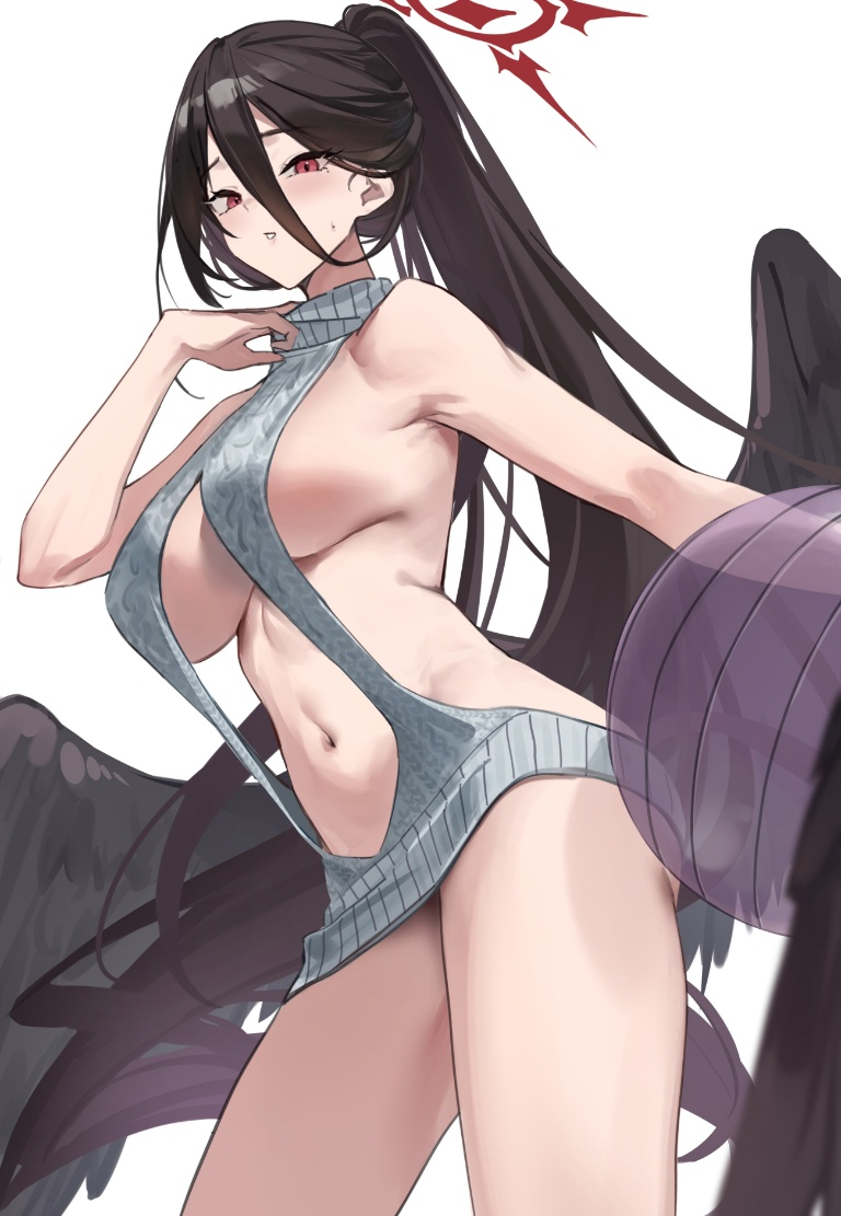 Result /files/18442_1girl_backwards_virgin_killer_sweater_ball_black_hair_black_wings.png