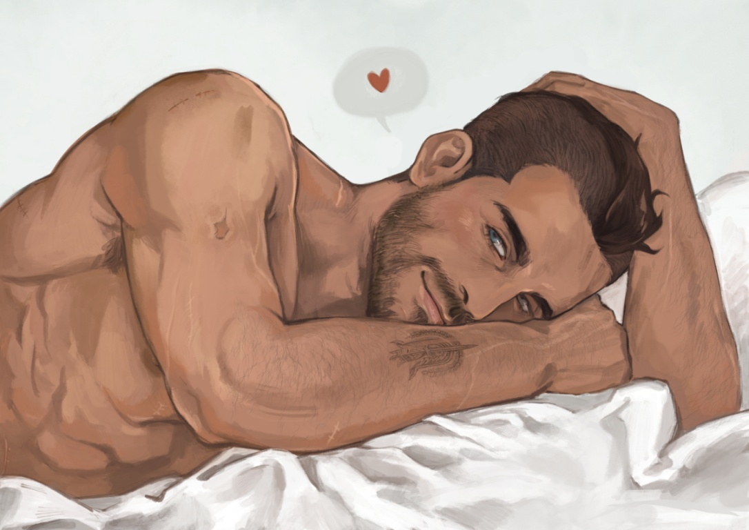 Result /files/02309_1boy_arm_tattoo_bara_bed_black_hair.png