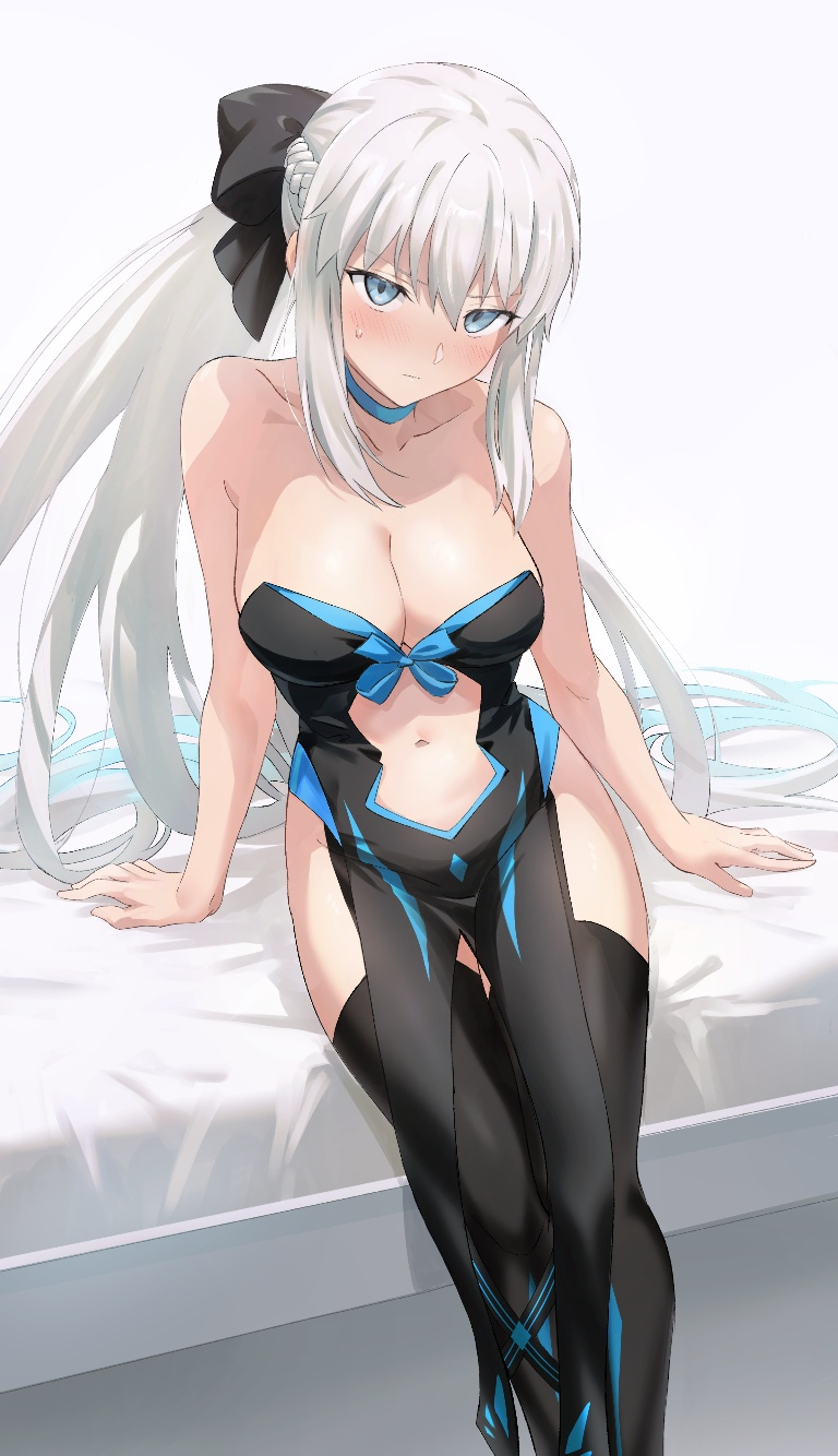 Result /files/15817_1girl_bangs_bare_shoulders_bed_black_bow.png