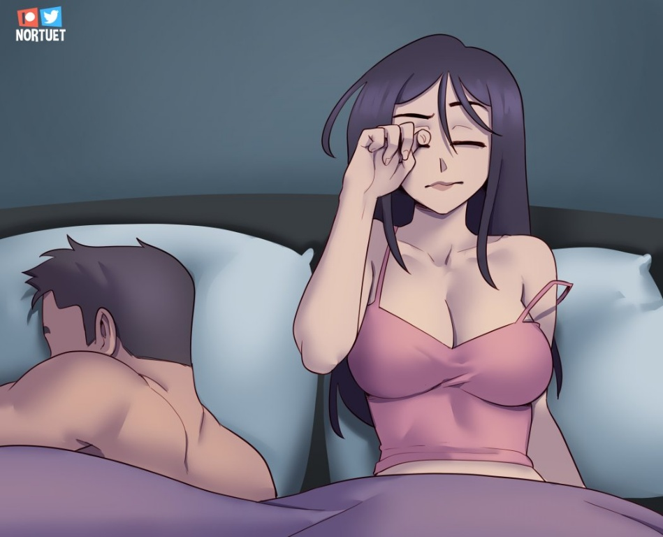 Result /files/12168_1boy_1girl_bed_black_hair_breasts.png