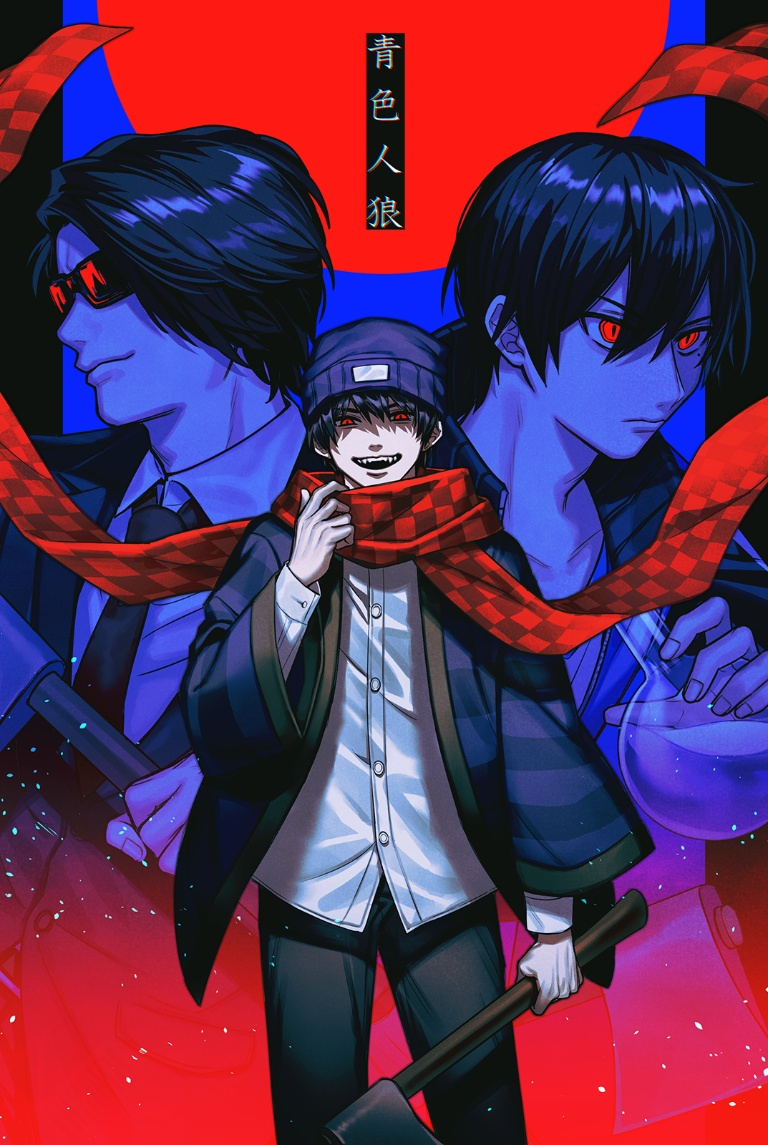 Result /files/00530_3boys_axe_beanie_black_hair_checkered_clothes.png