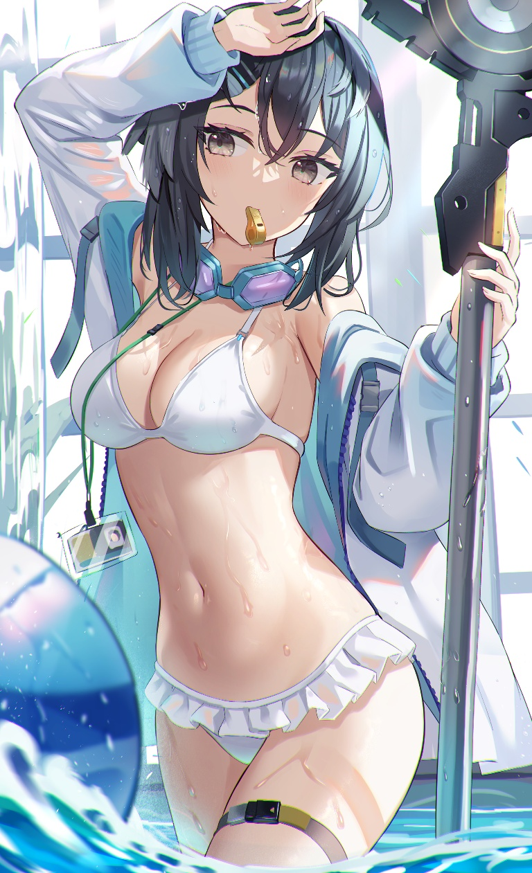 Result /files/18955_1girl_arknights_arm_up_bare_shoulders_bikini.png