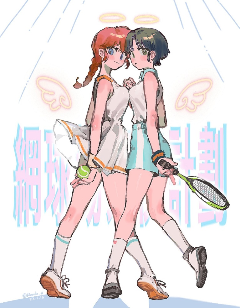 Result /files/12688_2girls_angel_wings_aqua_shorts_ball_blue_eyes.png