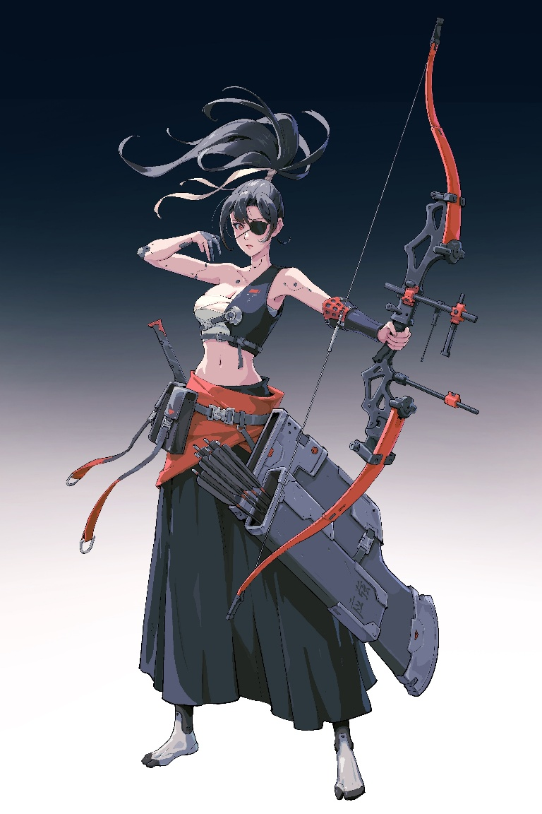 Result /files/01915_1girl_arrow_(projectile)_black_hair_bow_cyberpunk.png