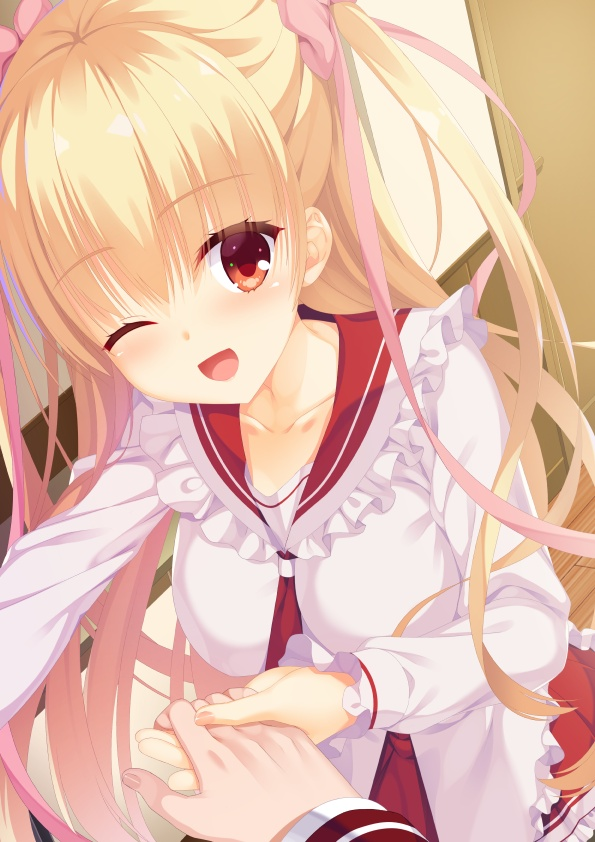 Result /files/17787_1girl_8kumagawa_(log)_bangs_between_breasts_blonde_hair.png