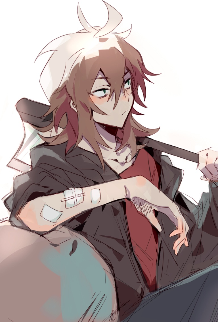 Result /files/15140_1boy_antenna_hair_axe_bandaid_bandaid_on_arm.png