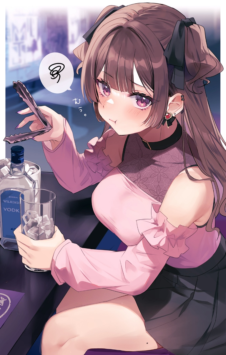 Result /files/14851_1girl_alcohol_bangs_bare_shoulders_black_ribbon.png