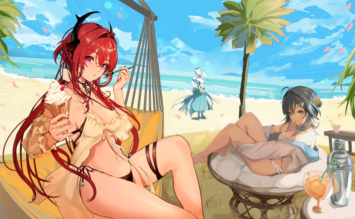 Result /files/18272_1boy_2girls_arknights_bangs_beach.png