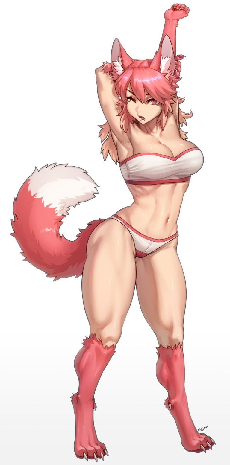 Result /files/18286_1girl_animal_ears_armpits_breasts_commission.png