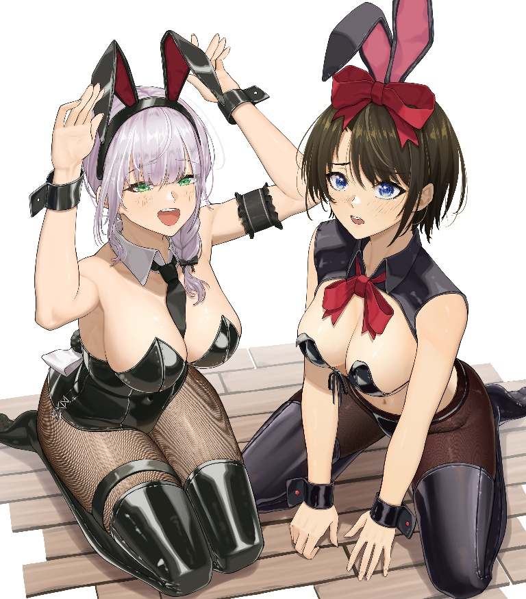 Result /files/19127_2girls__d_animal_ears_arm_garter_bangom_r.png