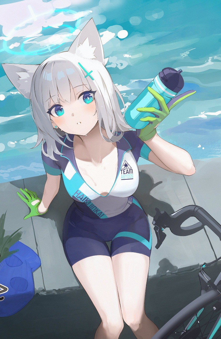 Result /files/02576_1girl_animal_ear_fluff_animal_ears_arm_up_bicycle.png