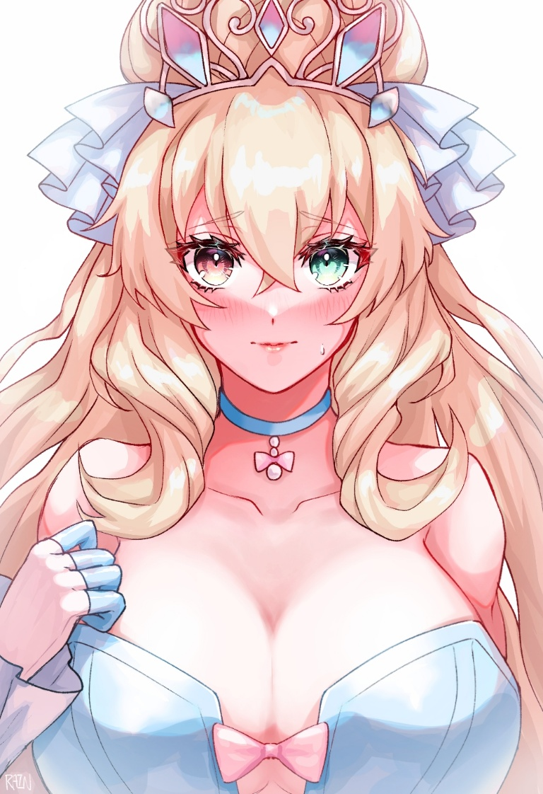 Result /files/19538_1girl_blonde_hair_blue_choker_blush_breasts.png