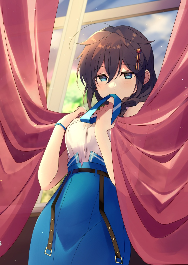 Result /files/11644_1girl_belt_black_hair_blue_eyes_blue_skirt.png