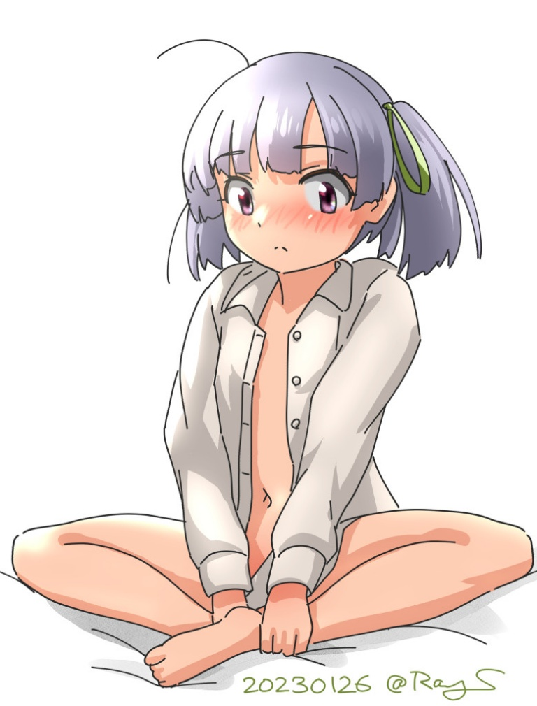 Result /files/00812_1girl_bare_legs_flat_chest_grey_hair_hair_ribbon.png