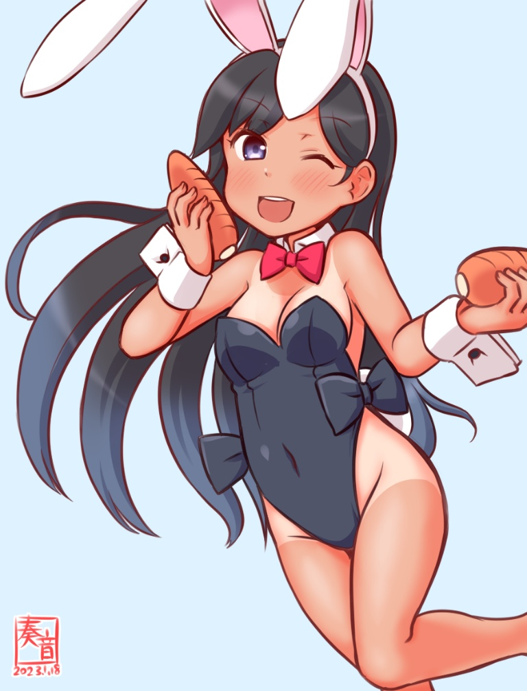 Result /files/20491_1girl_animal_ears_bare_legs_black_hair_black_leotard.png