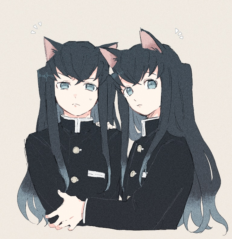 Result /files/02833_2boys_animal_ears_aqua_eyes_black_hair_brothers.png