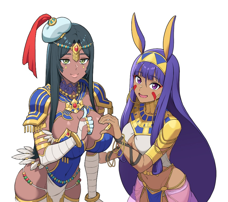 Result /files/15734_2girls_animal_ears_arm_wrap_armlet_armor.png