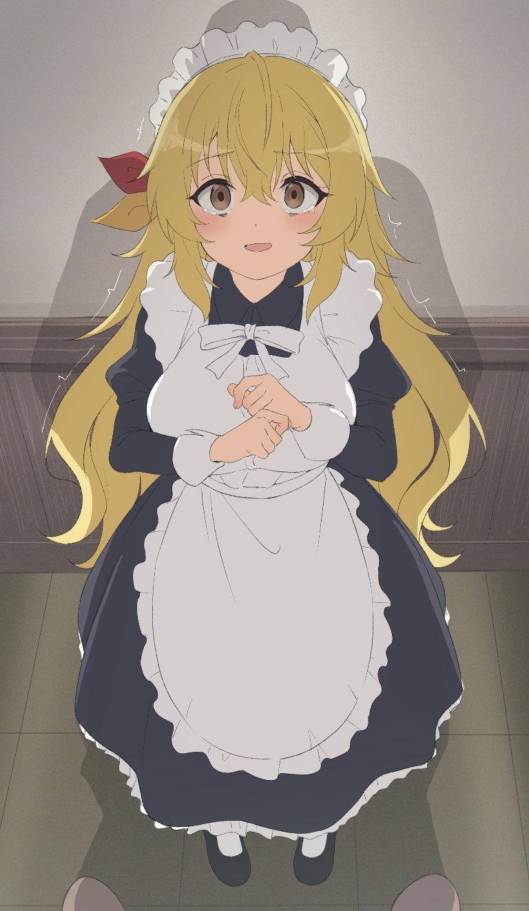 Result /files/20987_1boy_1girl_apron_blonde_hair_breasts.png