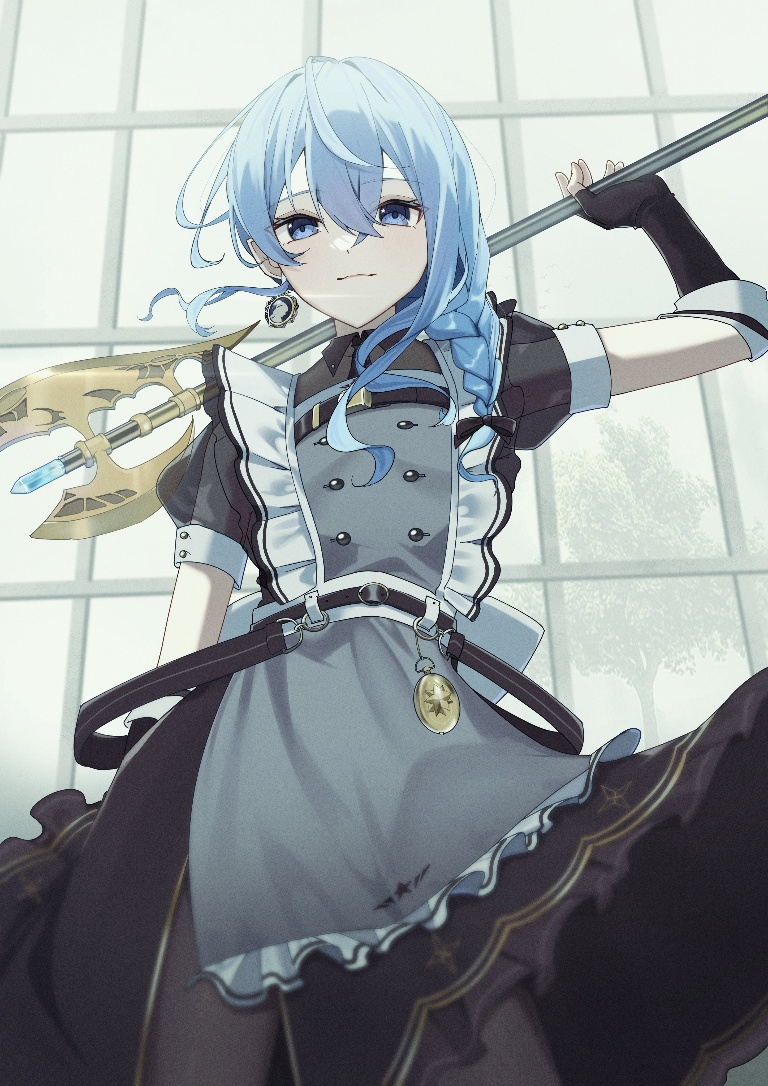 Result /files/11515_1girl_apron_bardiche_(weapon)_belt_black_belt.png