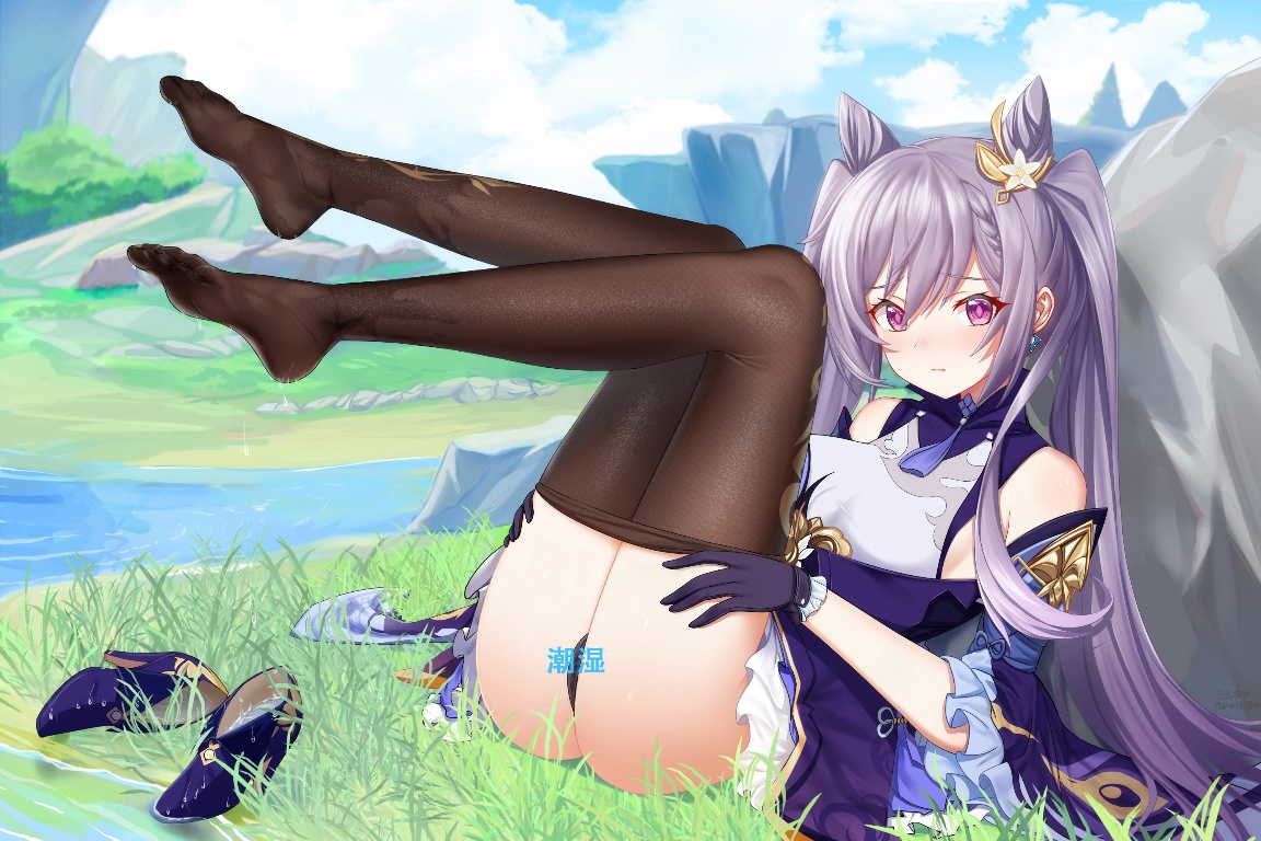 Result /files/11289_1girl_black_panties_black_pantyhose_blue_sky_breasts.png