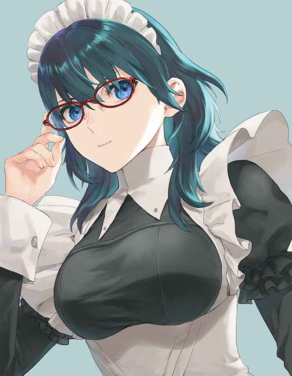 Result /files/04517_1girl_adjusting_eyewear_bangs_black_dress_blue_background.png