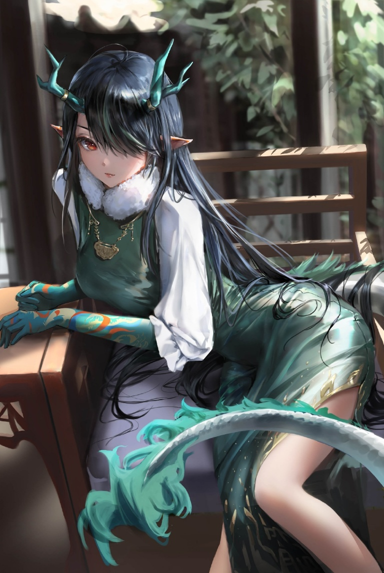 Result /files/12137_1girl_antlers_arknights_black_hair_breasts.png