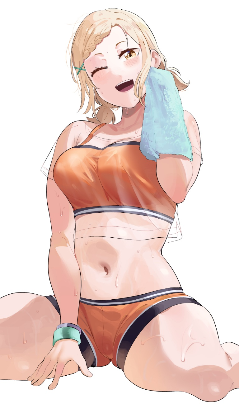 Result /files/16109_1girl_bare_shoulders_blonde_hair_blush_bracelet.png