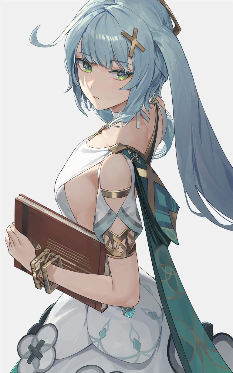 Result /files/15678_1girl_aqua_hair_armlet_bangs_bare_shoulders.png