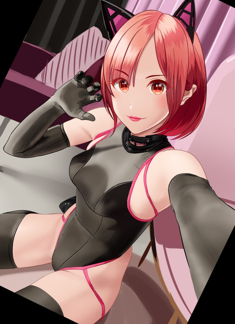 Result /files/10956_1girl_animal_ears_bare_shoulders_black_gloves_black_thighhighs.png