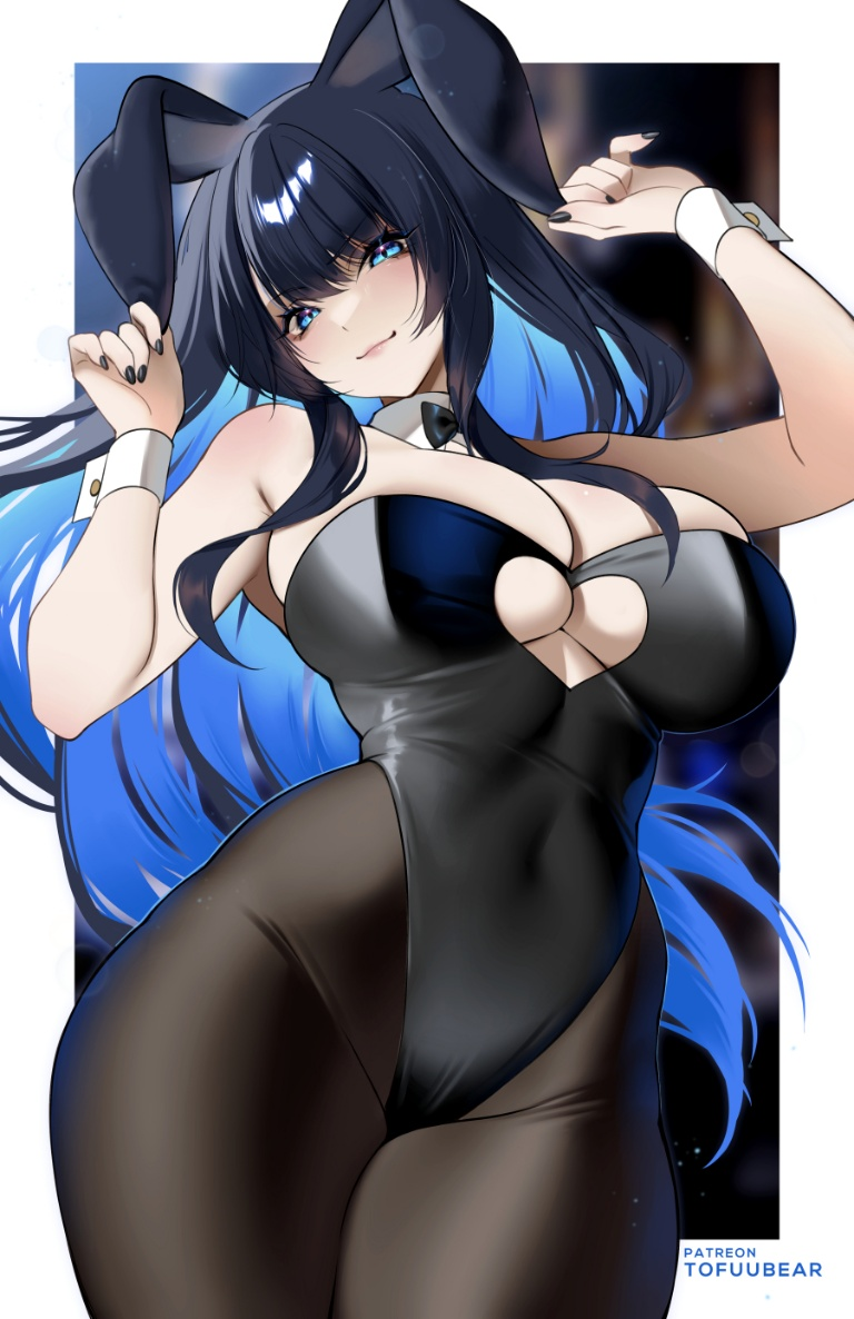 Result /files/12164_1girl_animal_ears_bangs_bare_shoulders_black_hair.png