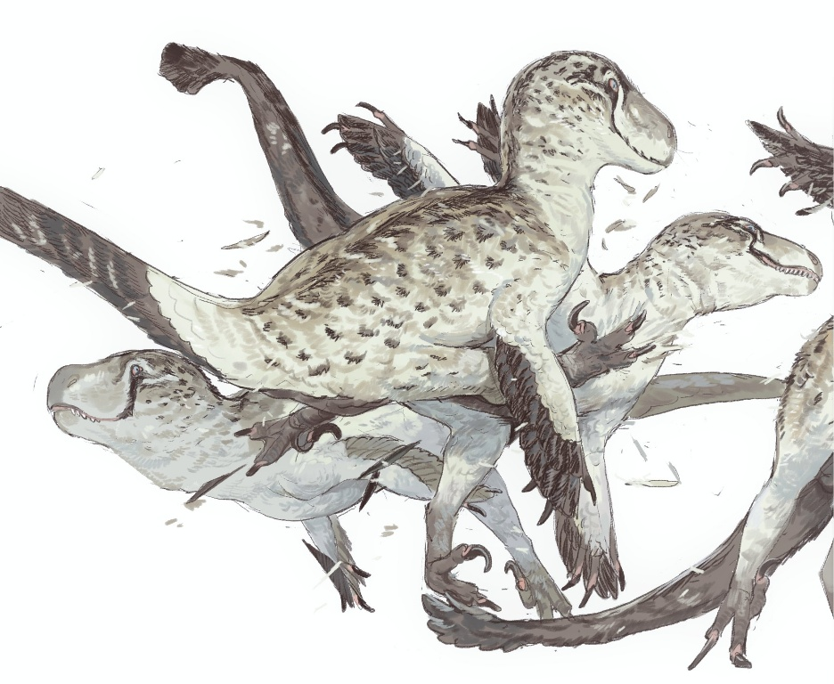 Result /files/10670_animal_focus_feathered_dinosaur_from_side_mossacannibalis_no_humans.png