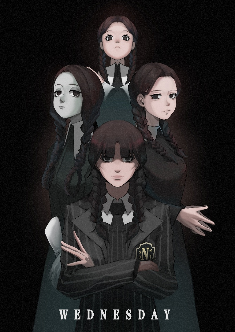 Result /files/17340_4girls_addams_family_animification_bags_under_eyes_bangs.png