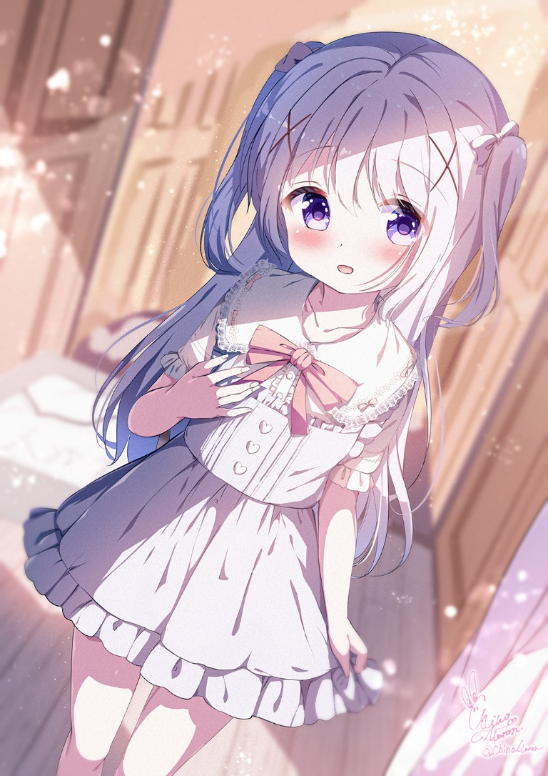 Result /files/18612_1girl_blush_bow_chinomaron_curtains.png