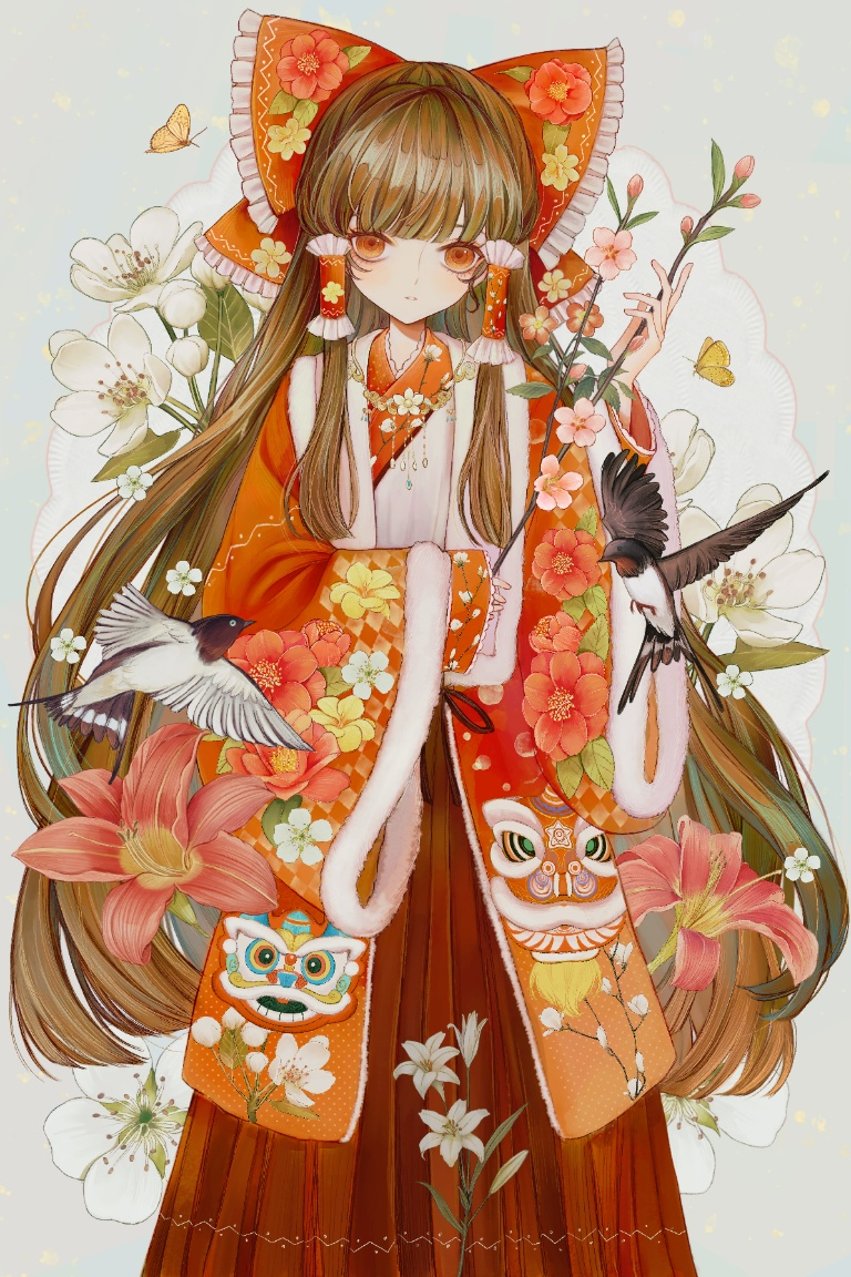 Result /files/02049_1girl_alternate_costume_amaryllis_(flower)_bangs_bird.png